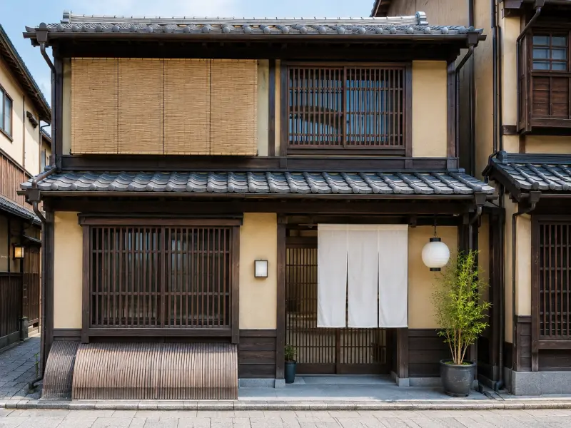 京町家の外観イメージ